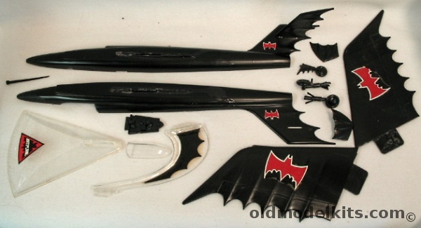 Aurora Batman Batplane Built Up Original Issue plastic model kit